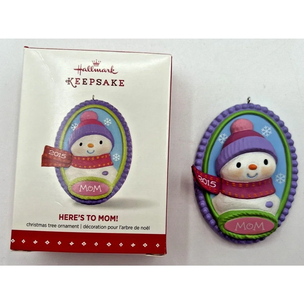 2015‎ Hallmark Here's To Mom Keepsake Ornament U67